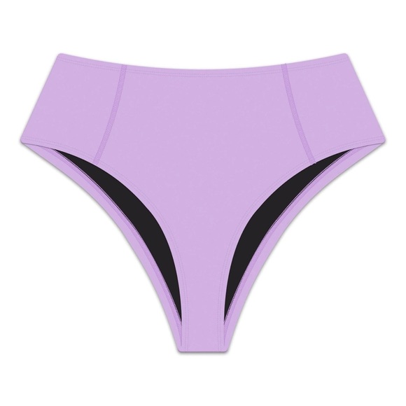 Hoaka Swimwear High-Rise lavender bikini bottom - Picture 1 of 6